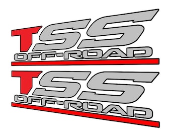 Calcomanías todoterreno TSS para camionetas Tundra Tacoma, laterales deportivos de repuesto V1