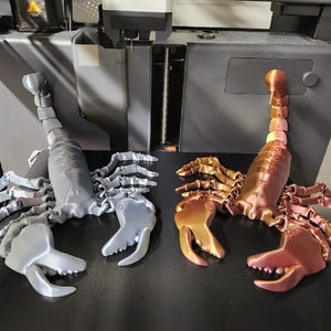 Scorpion personnalisé imprimé en 3D | Figurine de scorpion personnalisée | Modèle d'insecte imprimé en 3D | Cadeau unique pour lui | Service d'impression 3D personnalisé
