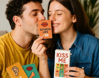 Kiss Me Cards Game for Couples – Romantic, Flirty, Kinky (Digital Download)