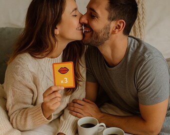 Kiss Me-kaarten voor koppels Afdrukbare pdf | Romantisch date-avondspel, flirt relatie-uitdaging en activiteit voor stellen downloaden