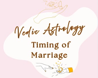 Vedic Astrology Marriage Timing Prediction, When will you get married? Indian Astrology, Future partner, Sidereal match making