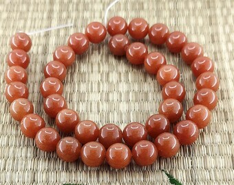 10mm Round Jade Beads, 15 Inch Strand