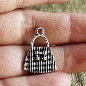 Silver tone Handbag or purse charms, Silver tone Handbag or purse pendant charms