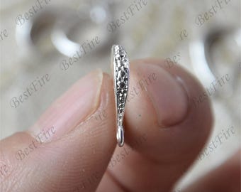 Silver Plated tone brass earwire finding,fish Hook,earrings findings,Fishhook Earring Findings