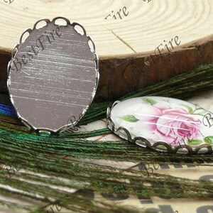 13x18mm,18x25mm Oval Bezel Pendant ,Bezel Settings,oval Cabochon Blank Bezel, Pendant Base,Jewelry Pendant Blanks Suppliers
