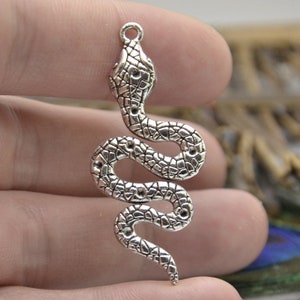 Charms Schlange Anhänger Antik Silber Ton, Schlange Anhänger Charms Fundstücke Anhänger,Schmuck Anhänger Finden