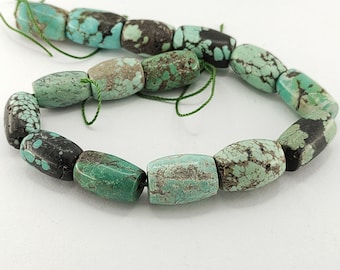 Turquoise cylinder Bracelet Beaded ,Turquoise nugget loose beads,turquoise nugget gemstone beads,turquoise nugget beads