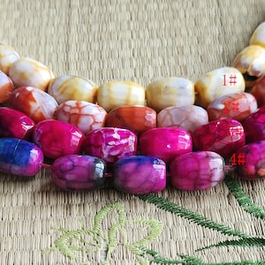 Faceted Agate cylinder stone bead,agate Beads,Agate Chunky Barrel beads, Agate beads Full strand