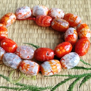 Faceted Agate cylinder stone bead,agate Barrel drum Shape Beads,Agate Barrel beads, Agate beads Full strand