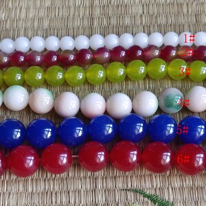 Red Round jade bead strand, round jade Gemstone bead,jade Gemstone bead for Making jewelry, Full one Strand