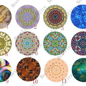 10mm,12mm,14mm,16mm,18mm,20mm,25mm,30mm Round Photo Glass Cabochon, Round cabochons, Cabs Cabochons, Image Glass Cabochon, Dome cabochons