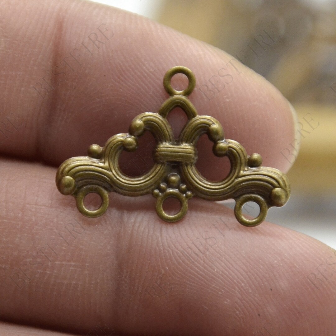 1725mm Bronze Tone Filigree Jewelry Connectors Setting,connector Findings,filigree Findings