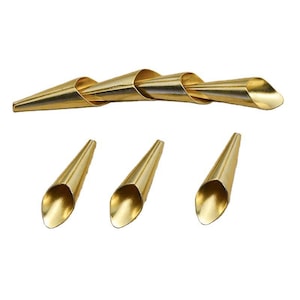 12x21 mm Raw Brass flower beads cap,Brass Cone Bead Caps- Raw Brass Cone Bead Caps
