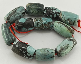 Turquoise cylinder Bracelet Beaded ,Turquoise nugget loose beads,turquoise nugget gemstone beads,turquoise nugget beads