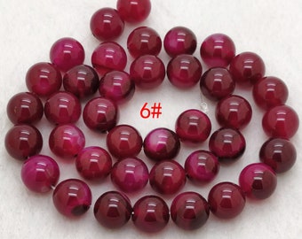 Yellow/black/blue /hot pink Agate Beads,Agate Beads ,Round Agate Beads,Loose beads,Wholesale Gemstone Beads,Full Strand