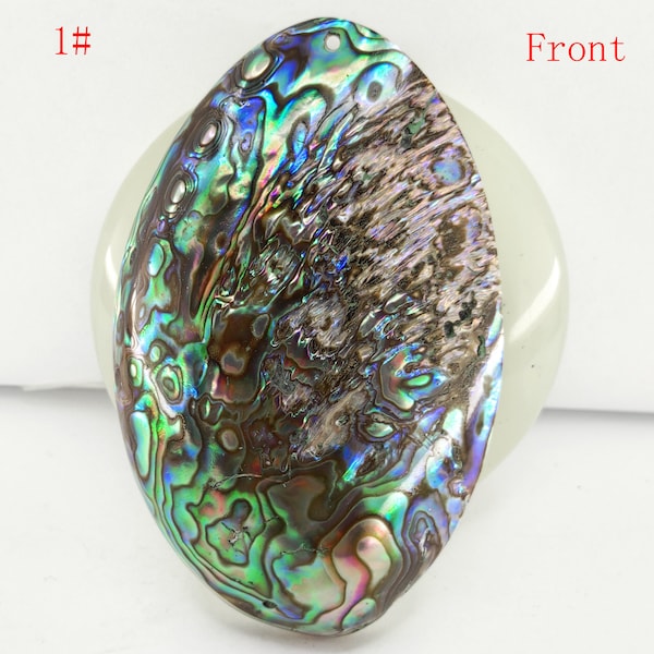 Abalone Pendant,Abalone Shell Bead , Large Pendant,Paua Shell Pendant ,Jewelry Supplies, Abalone Bead