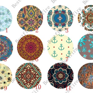 10mm,12mm,14mm,16mm,18mm,20mm,25mm,30mm Flower Round photo Glass Cabochon,round Cabochon finding beads,Photo Glass Cabochons