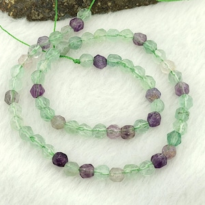 AAA  Multi Fluorite Faceted nugget Gemstone Beads - Natural Rainbow Fluorite Cube Nuggets Shape Beads -Jewelry Making Wholesale Beads
