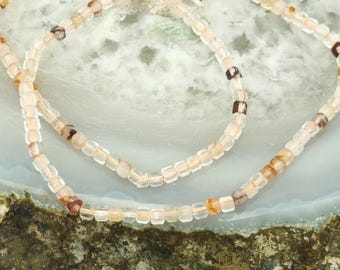 Faceted Red Crystal Cube Beads, DIY Jewelry Making (15 inch)