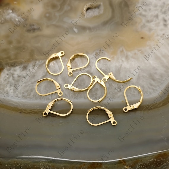 Raw Brass Brass Earwire Finding,fish Hook,earrings Hoops,fishhook