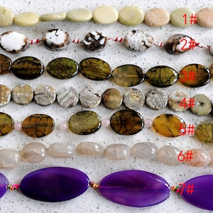 Dragon vein agate,Purple agate bead,Dragon vein agate round stone strand, Oval Agate beads Loose strand