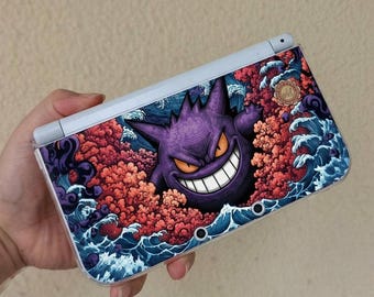 DIY Gengar Neue 3DS XL ndsl Handgefertigte Schutzhülle Full Model Series, Hartschale für Nintendo ndsi 2DS Gaming-Fans