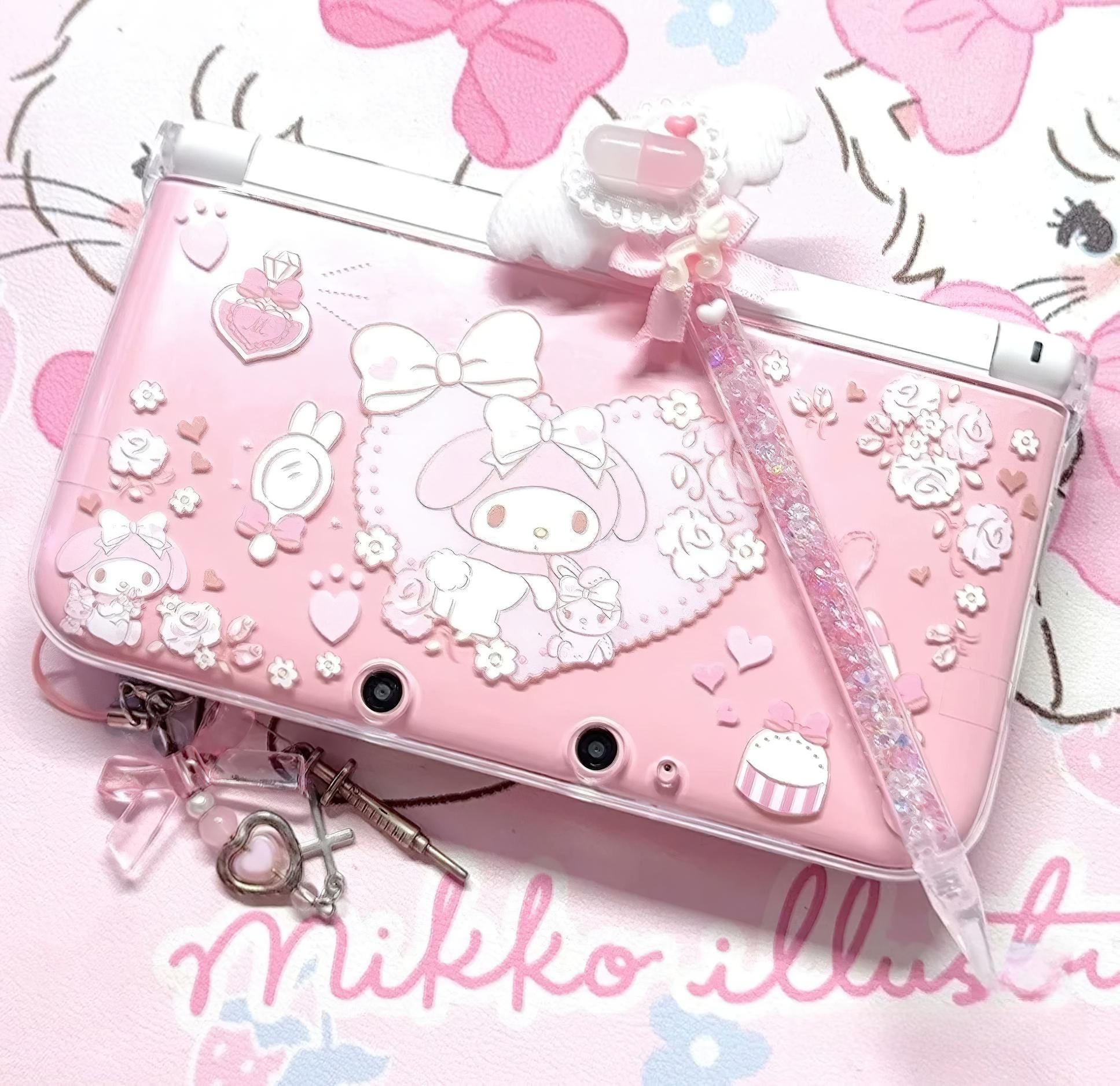 DIY 3ds nds case full model series, cartoon anime handmade protective case, 3ds nds replacement shells for the new mistress gifts