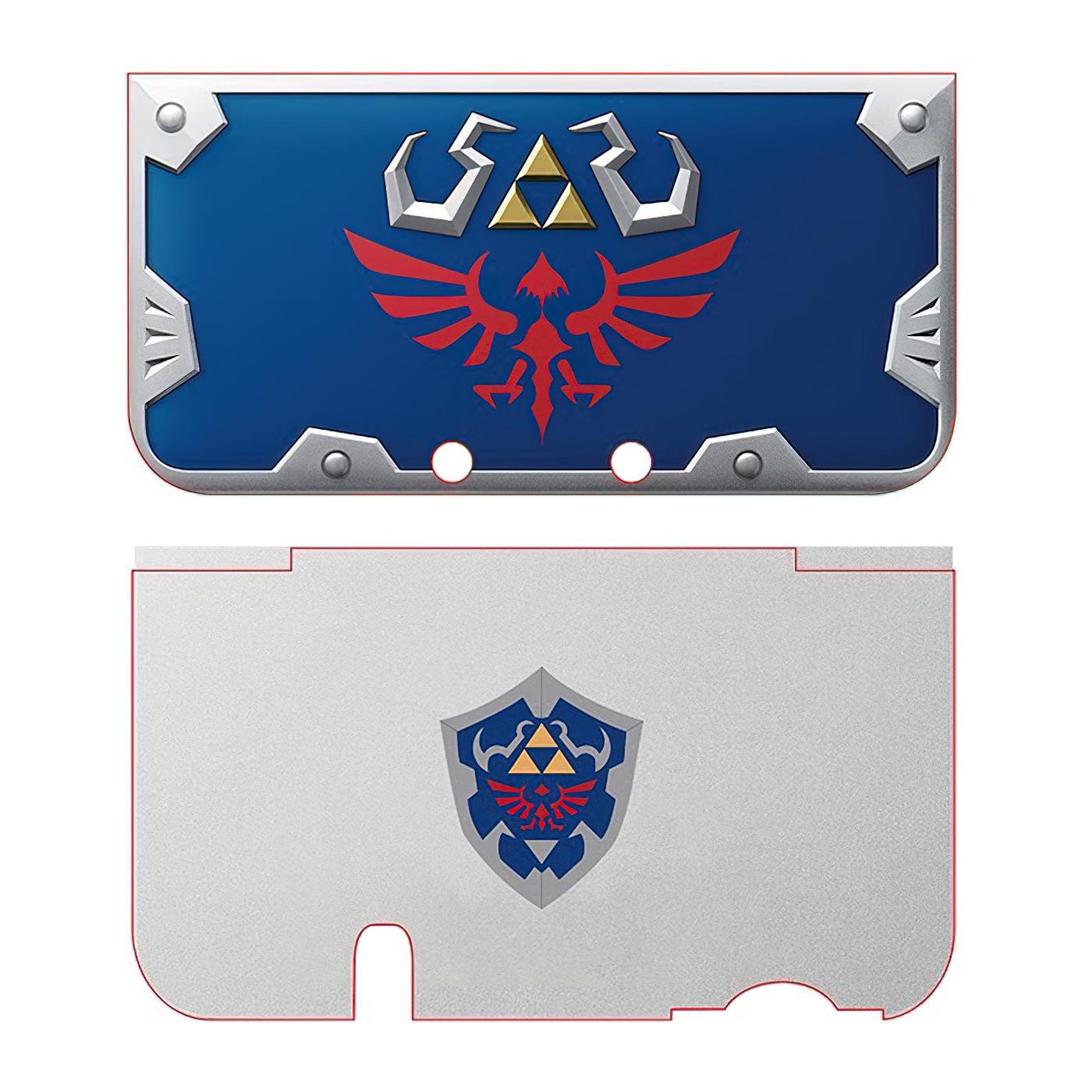 Zelda Design New 3DS 2DS Case, Hylian Shield Handmade NDS NDSI ...