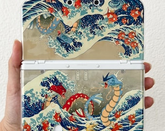 DIY Gyarados Neue 3DS XL ndsl handgemachte Schutzhülle Full Model Series, Hard Shell für Nintendo ndsi 2DS Gaming Fans