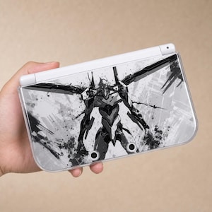 Funda protectora DIY estilo Evangelion para New 3DS NDS, hecha a mano, modelo completo, carcasa rígida para Nintendo New 3DS XL, ideal para aficionados a los videojuegos.