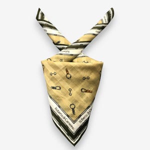 Vintage Roberta di Camerino Handkerchief Bandana Luxury Neckerchief Headband Pocket Square Wrap Womens Accessories Scarves Summer Gift