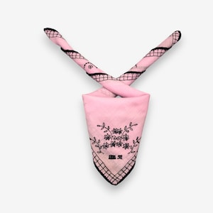 Vintage Anna Sui Handkerchief Anna Sui Bandana Pocket Squares Scarf Neckerchief Womens Luxury Accessories Scarves Summer Gift for Her