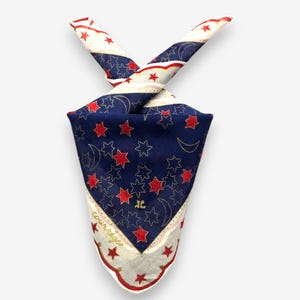 Vintage Courreges Handkerchief Courreges Bandana Pocket Squares Neckerchief Headband Luxury Womens Accessories Scarves Summer Gift for Her