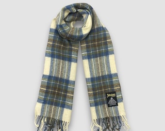 NWT Johnstons of Elgin 100% Cashmere Silver Bannockbane Made in