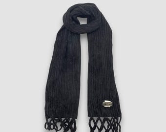 Vintage Guess Wool Knitted Scarf Muffler Guess Lambswool Scarves Womens Shawl Christmas Accessories New Year Gift Winter Gift for Her