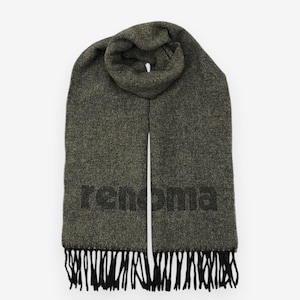 Vintage Renoma Wool Scarf Muffler Renoma Lambswool Scarves Womens Shawl Neckwear Wrap Christmas Accessories Winter New Year Gift for Her