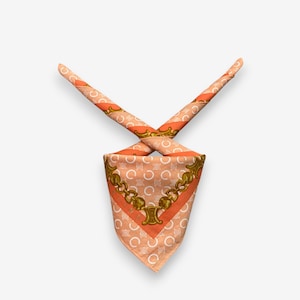 Vintage Celine Handkerchief, Celine Bandana, Celine Scarf, Celine Neckerchief, Celine Pocket Square, Celine Square Scarf, Celine Accessories