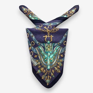 Vintage Paolo Gucci Handkerchief Auth Paolo Gucci Bandana Luxury Neckerchief Headband Pocketsquare Womens Accessories Scarf Gift for Her