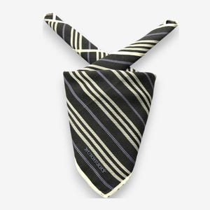 Vintage Burberry Handkerchief Burberrys Bandana Burberrys Neckerchief Accessories Pocketsquare Neck Scarf Authentic Luxury Headband Scarves