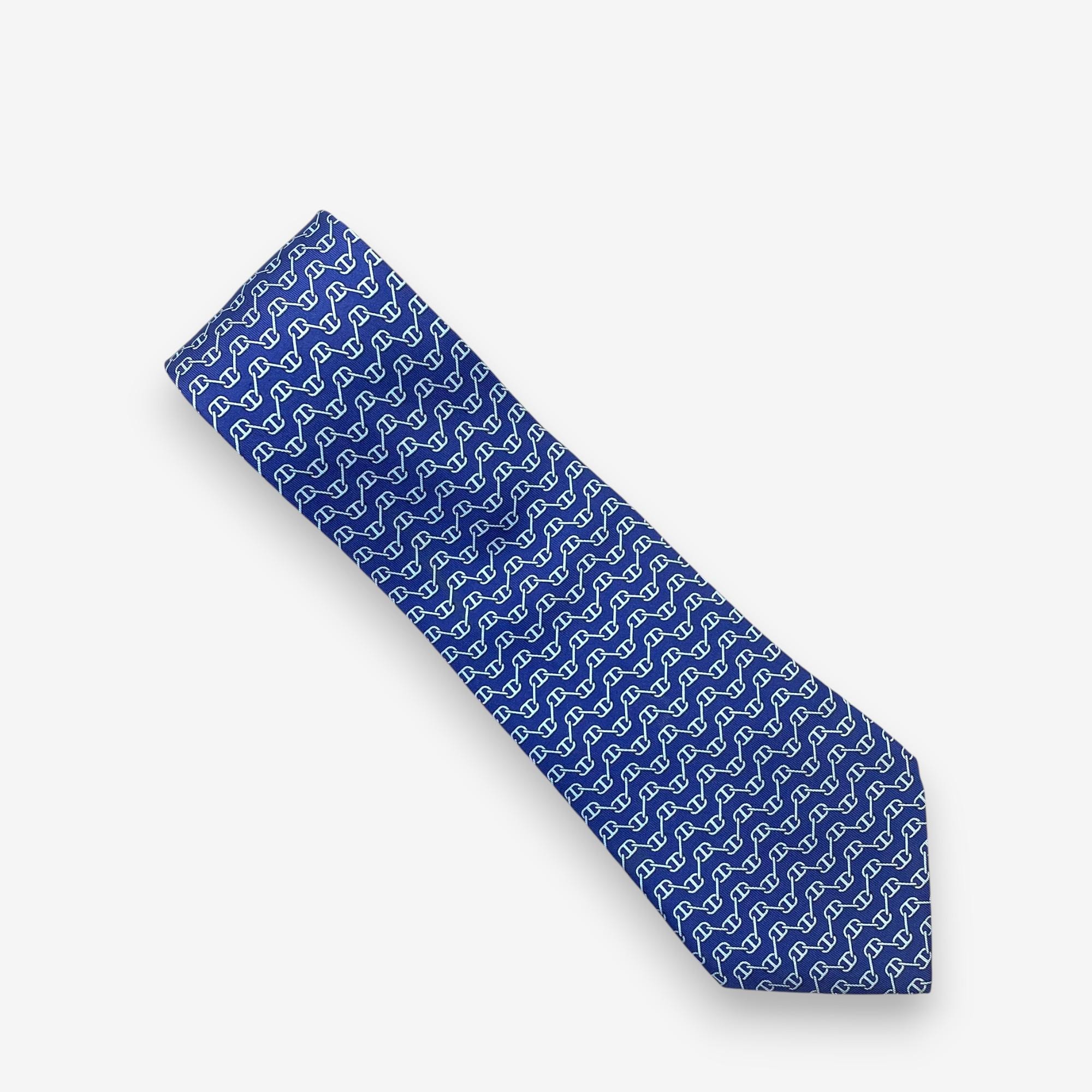 Blue Hermes Ties - Etsy