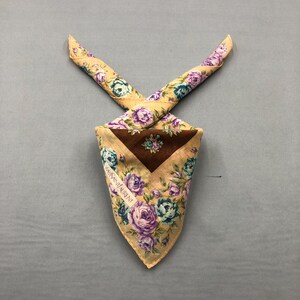 Vintage YSL Handkerchief Yves Saint Laurent Bandana Womens Accessories Neckerchief Pocket Square Neck Scarf Headband Babushka Gift for Her