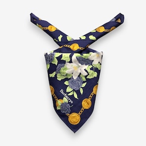 Vintage Burberry Handkerchief Burberrys Bandana Burberrys Neckerchief Accessories Pocketsquare Neck Scarf Authentic Luxury Headband Scarves