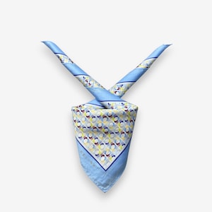 Vintage Celine Handkerchief Celine Bandana Pocket Squares Neckerchief Neck Wear Womens Luxury Accessories Scarves Summer Gift for Her