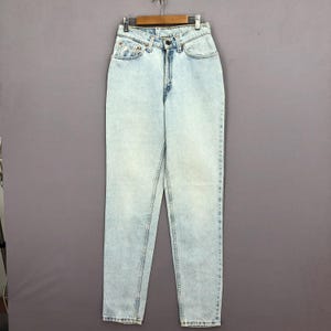W24 Vintage Levis 512 Stonewash Jeans 90s Womens High Rise Levi&#39;s Pants Levis Faded Light Wash Denim Levis Girlfriend Jeans Size 24x31