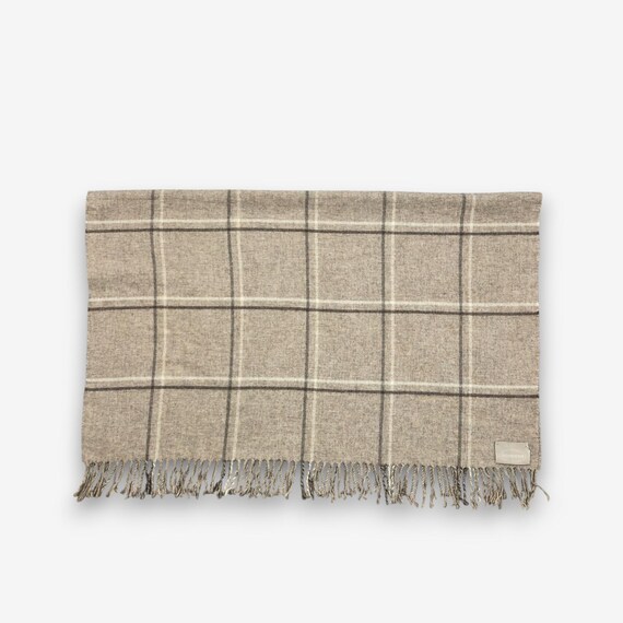 Vintage Somma Lambswool Scarves Muffler Somma Fringe Wool Scarf Neckwear Christmas Womens Shawl Wrapped Accessories Winter Gift for Her View 3