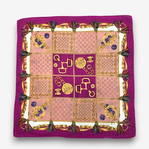 Vintage Celine Handkerchief Celine Bandana Pocket Squares Neckerchief Neck Wear Womens Luxury Accessories Scarves Summer Gift for Her