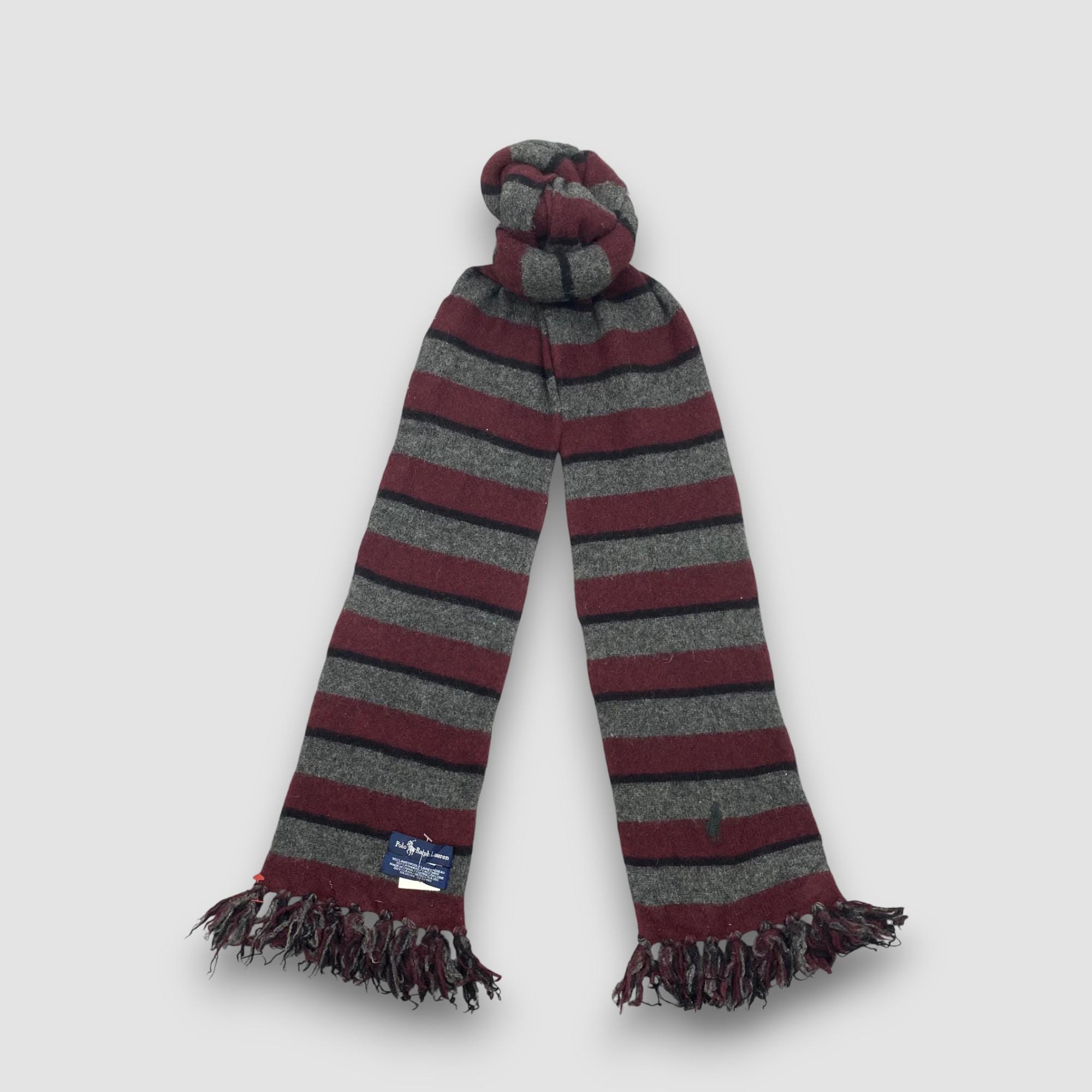 vintage polo ralph lauren 大判スカーフ Vintage Polo Ralph Lauren Lambswool Scarf Polo Ralph Lauren