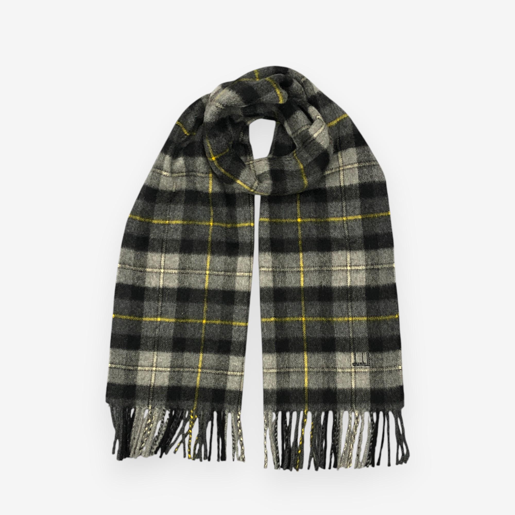 Vintage Dunhill Cashmere Scarf Alfred Dunhill Wool Womens Winter 
