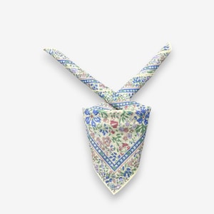 Vintage Liberty Handkerchief Authentic Liberty Bandana Luxury Neckerchief Headband Pocketsquare Womens Accessories Neckwear Gift for Her