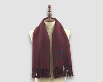 Vintage Stussy Wool Scarf Stussy Lambswool Ribbed Scarves Winter